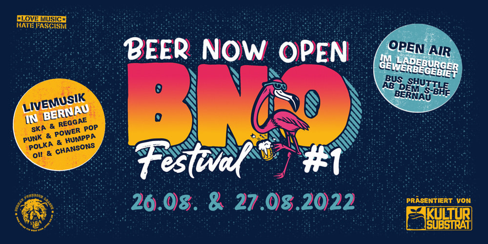Tickets EARLY-BIRD-TICKET, KULTURSUBSTRAT präsentiert zum ersten Mal das zweitägige Musik-Open- Air-Festival für den Barnim und darüber hinaus. in Bernau bei Berlin